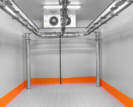 Walk-in chiller and walk-in freezer